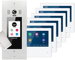 6-Apartment Video Door Entry System Victor Mobile App
