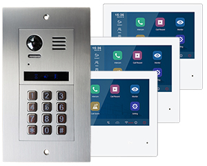 3-Flats Vulcan Keypad Video Door Entry System Mobile App