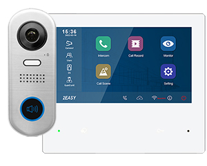 1-Monitor DX482 WiFi Door Entry Kit Mobile App Slim Doorbell