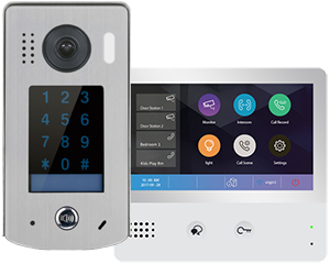 1-Monitor DX471 WiFi Door Entry Kit Mobile App Keypad Doorbell