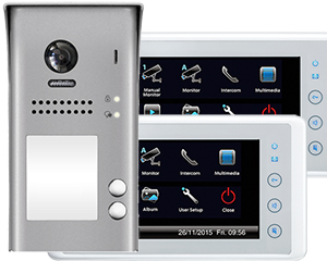 2-Easy Cronus Image Recording 2-Flat Video Door Entry Kit