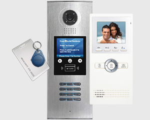 K5 DigiOpen Apartment Video Door Entry System with Leda CAT5