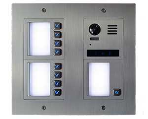 9-Apartment Vulcan Direct Call Video Door Entry System Bespoke