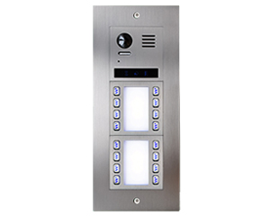 16-Apartment Vulcan Direct Call Video Door Entry System Bespoke