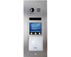 2-Easy Vulcan Touchscreen and Card Reader Apartment Video Door Entry System Bespoke