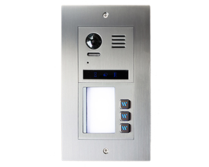 3-Apartment Vulcan Direct Call Video Door Entry System Bespoke