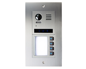 4-Apartment Vulcan Direct Call Video Door Entry System Bespoke