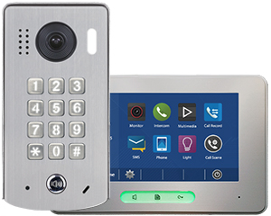 2-Easy Alecto 1-Monitor Door Entry Kit Keypad Doorbell