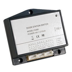 Genway Switch Model F4300 to connect second doorbell or CCTV camera