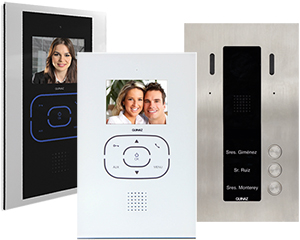 Guinaz Alea and Tactile 3-Flat Video Door Entry System