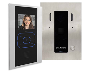 Guinaz 1-Monitor Tactile Black Video Door Entry Kit