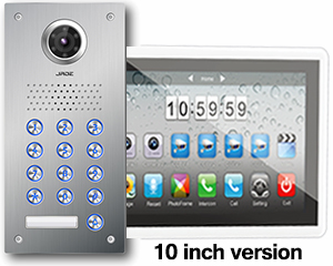 1-Monitor Video Door Entry Flush Keypad Doorbell