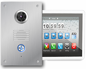 1-Monitor Video Door Entry Flush Doorbell